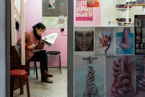 Boutique cosmétique, Paris France.